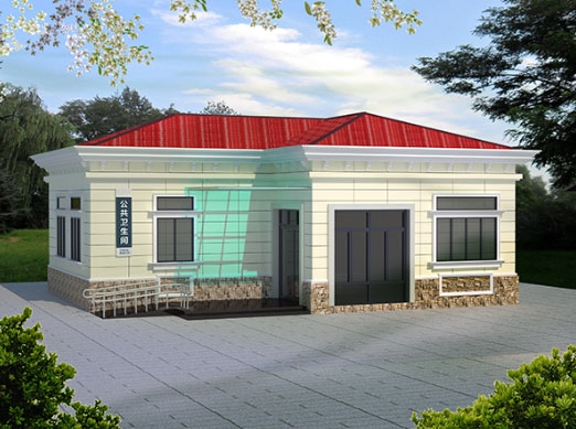 佛罗镇现代都市型移动厕所